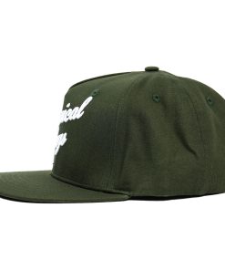 Alternative view of Snap-It-BackOliveGreenScriptHat