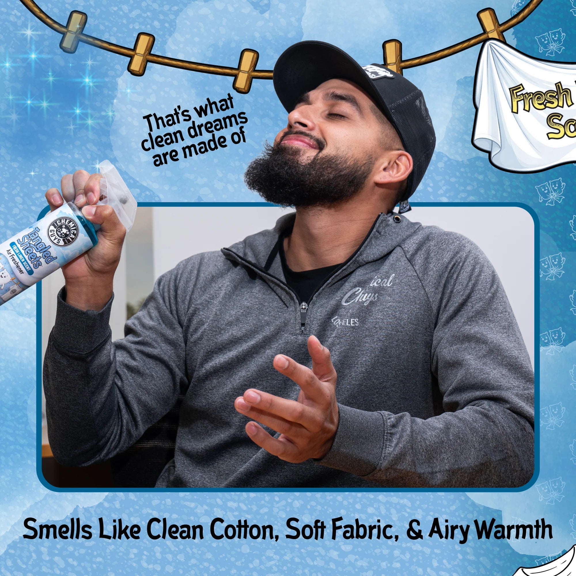 TangledSheetsFreshLinenScentAirFreshenerSpray - Image 3