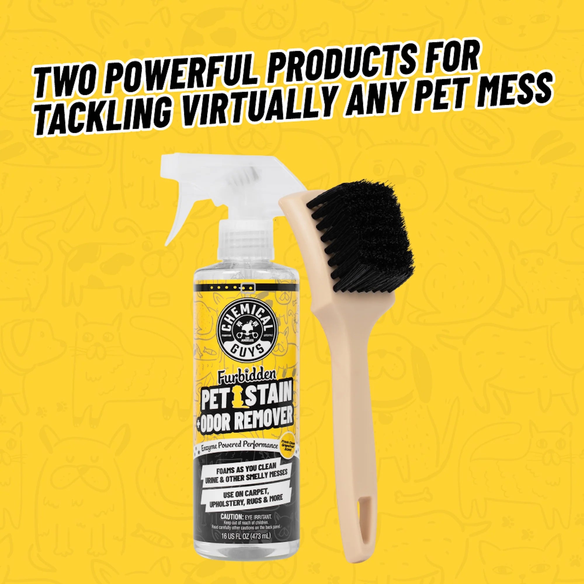 FurbiddenPetStain&OdorRemover+NiftyBrushKit - Image 2