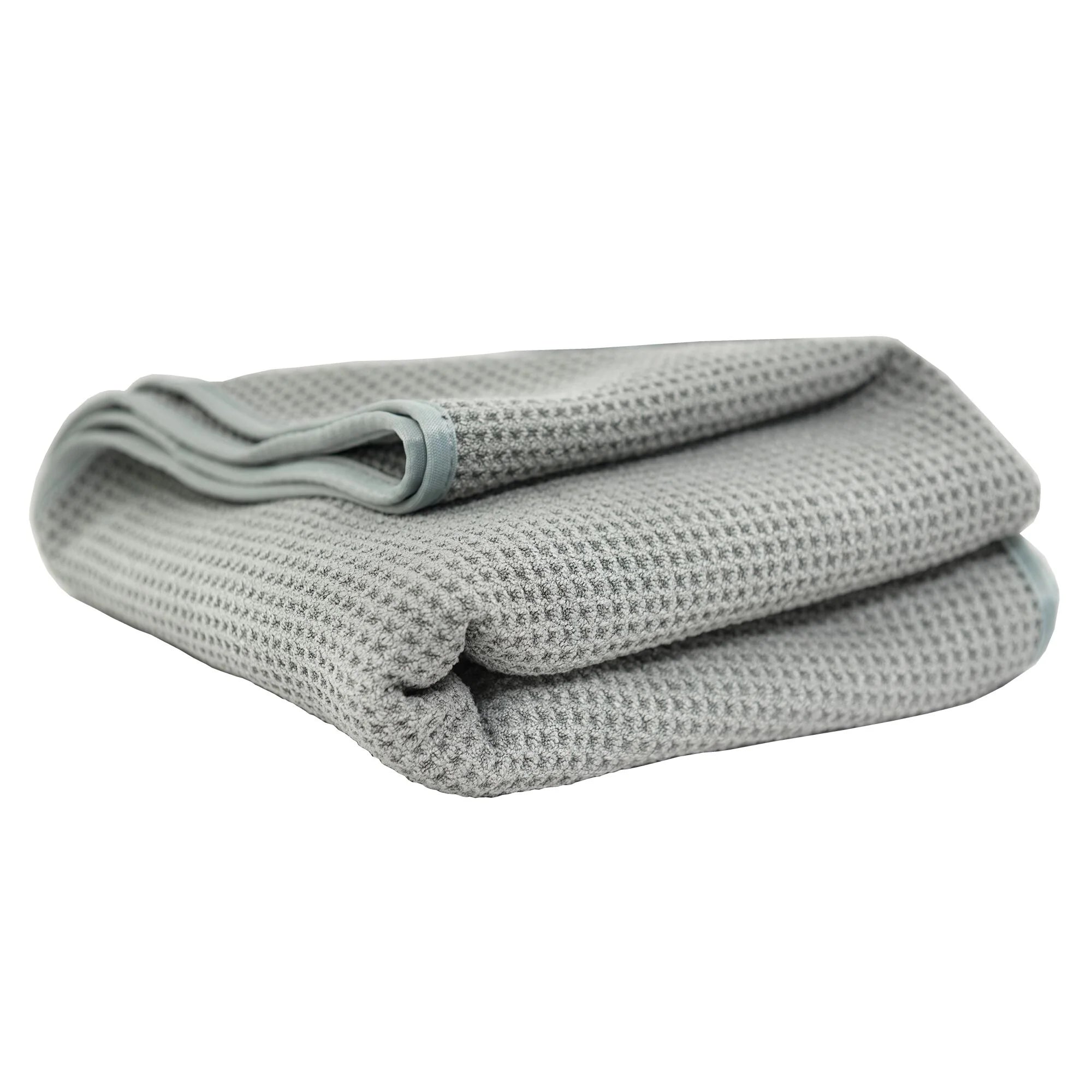 WaffleWeaveGrayMatterMicrofiberDryingTowel