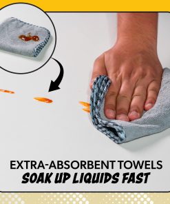 Alternative view of GrayWorkhorseEZAll-PurposeMicrofiberTowels