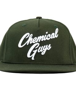 Snap-It-BackOliveGreenScriptHat