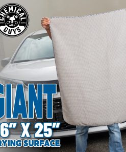 Alternative view of WaffleWeaveGrayMatterMicrofiberDryingTowel