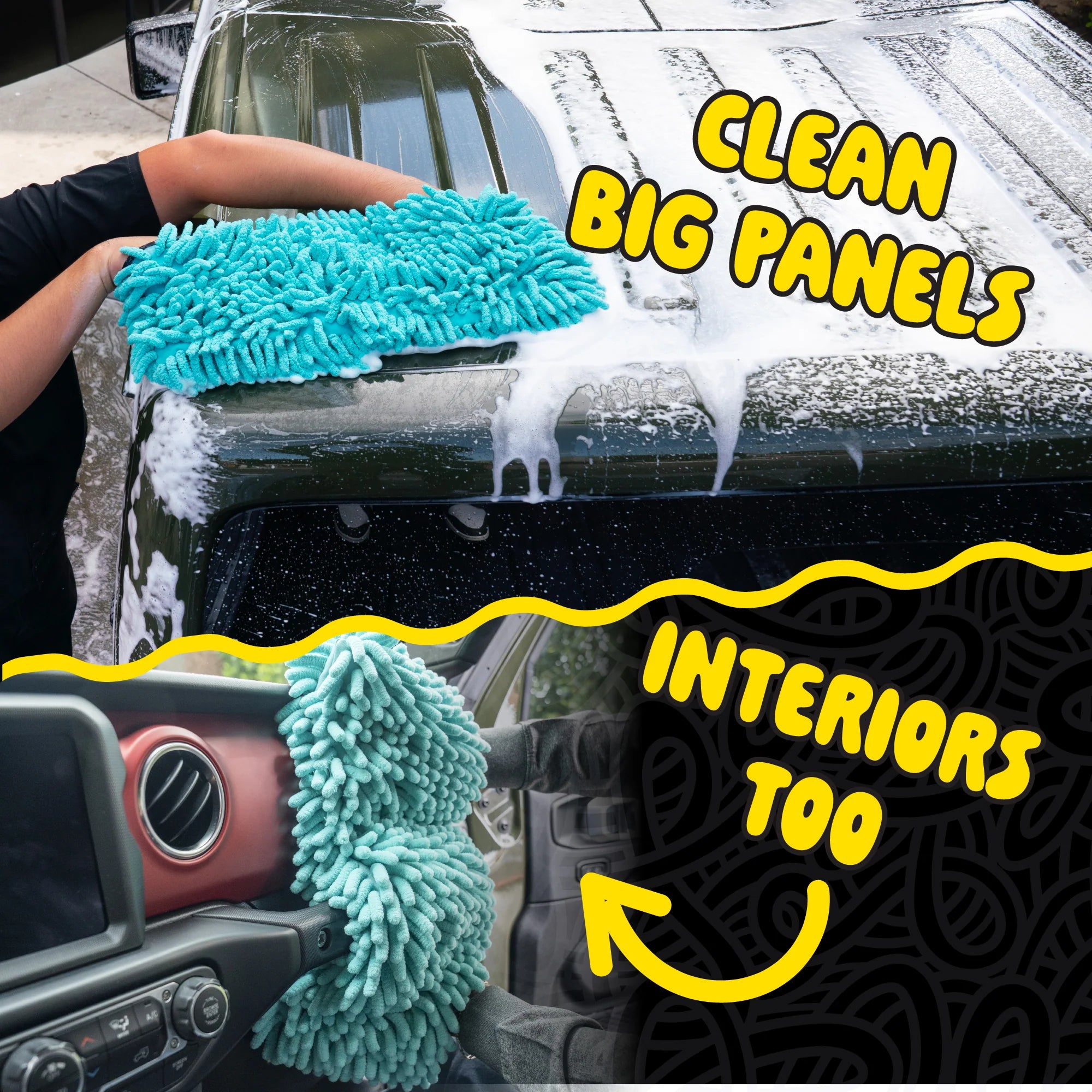 BigNoodleGrip&GlideTwoHandedWashMitt - Image 6