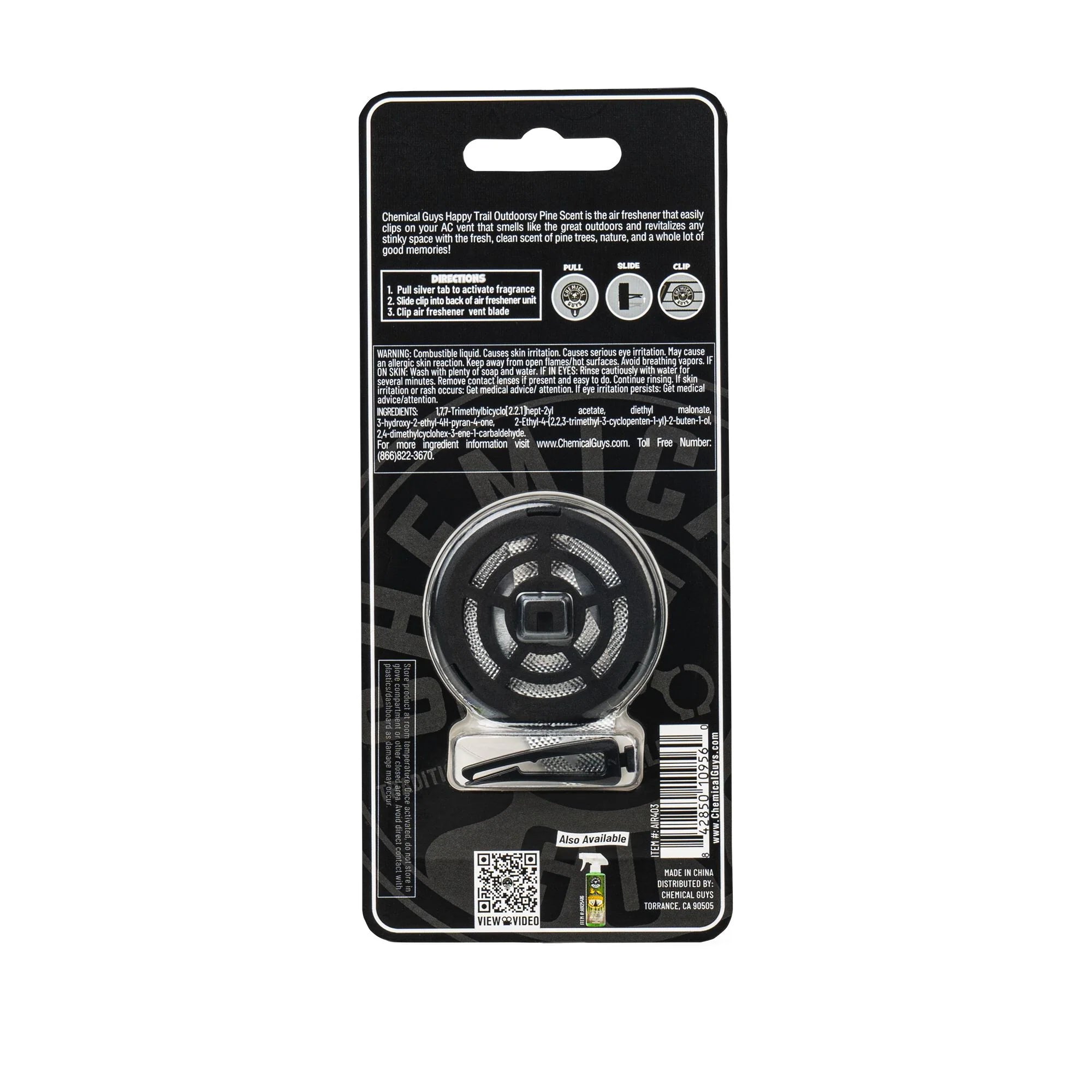 HappyTrailOutdoorsyPineVentClipAirFreshener - Image 2