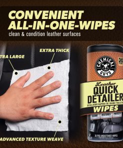 Alternative view of LeatherQuickDetailerWipes3-PackKit
