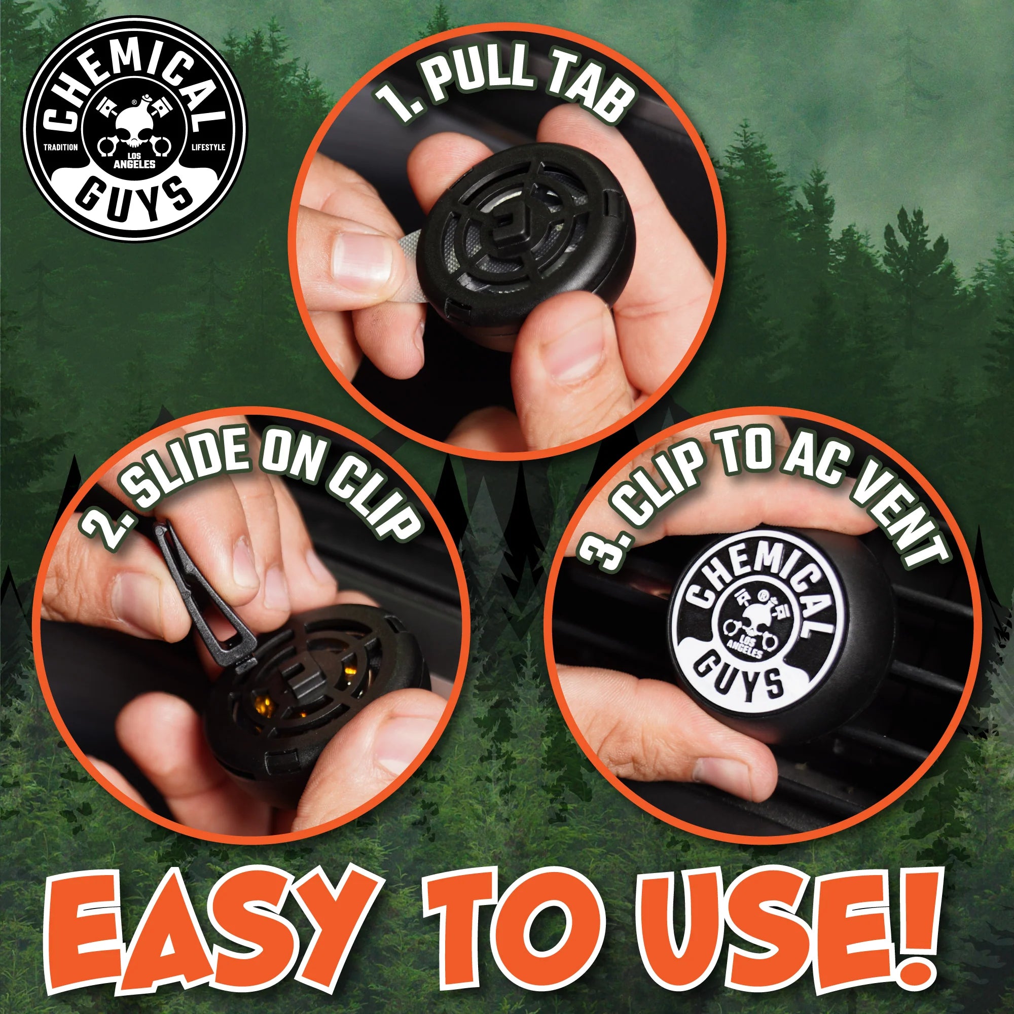 HappyTrailOutdoorsyPineVentClipAirFreshener - Image 4