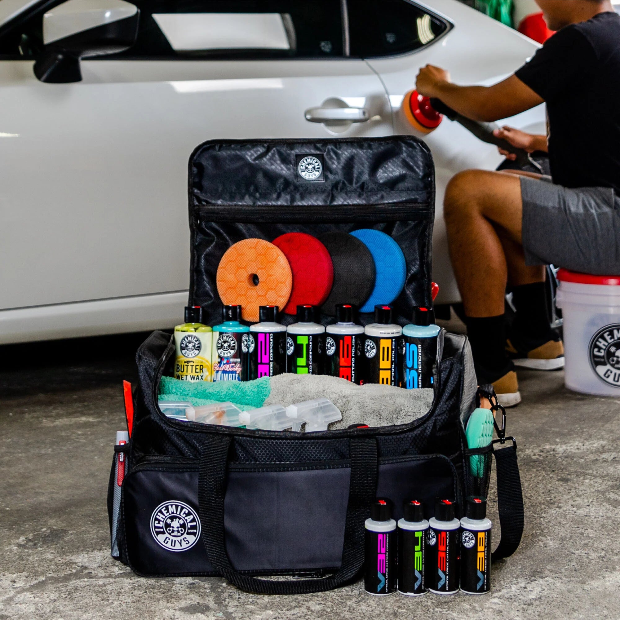 ArsenalRangeTrunkOrganizer&DetailingBagWithPolisherPocket - Image 5